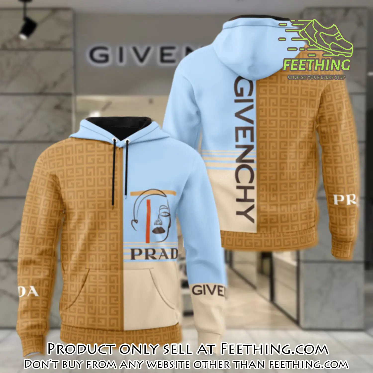 Givenchy prada unisex hoodie luxury brand gifts  jh2287 ft4246668